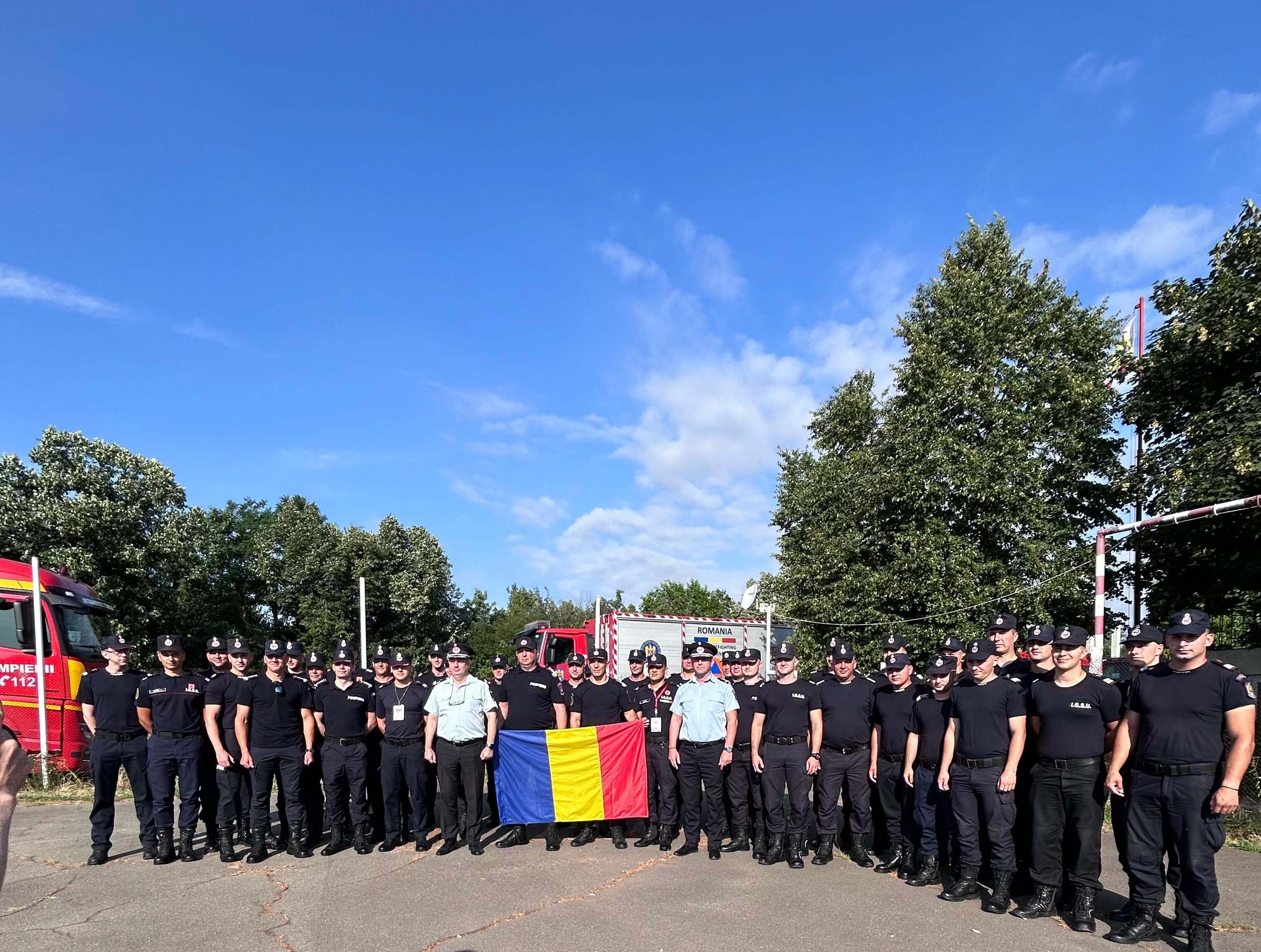 pompieri români Franța